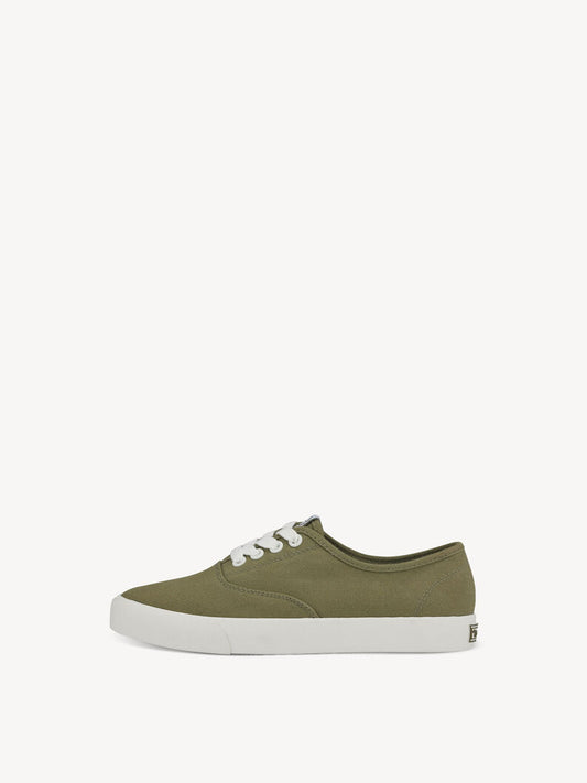 Tamaris Women's 1-1-23604-20 722 Lace-Up Sneakers Olive Green