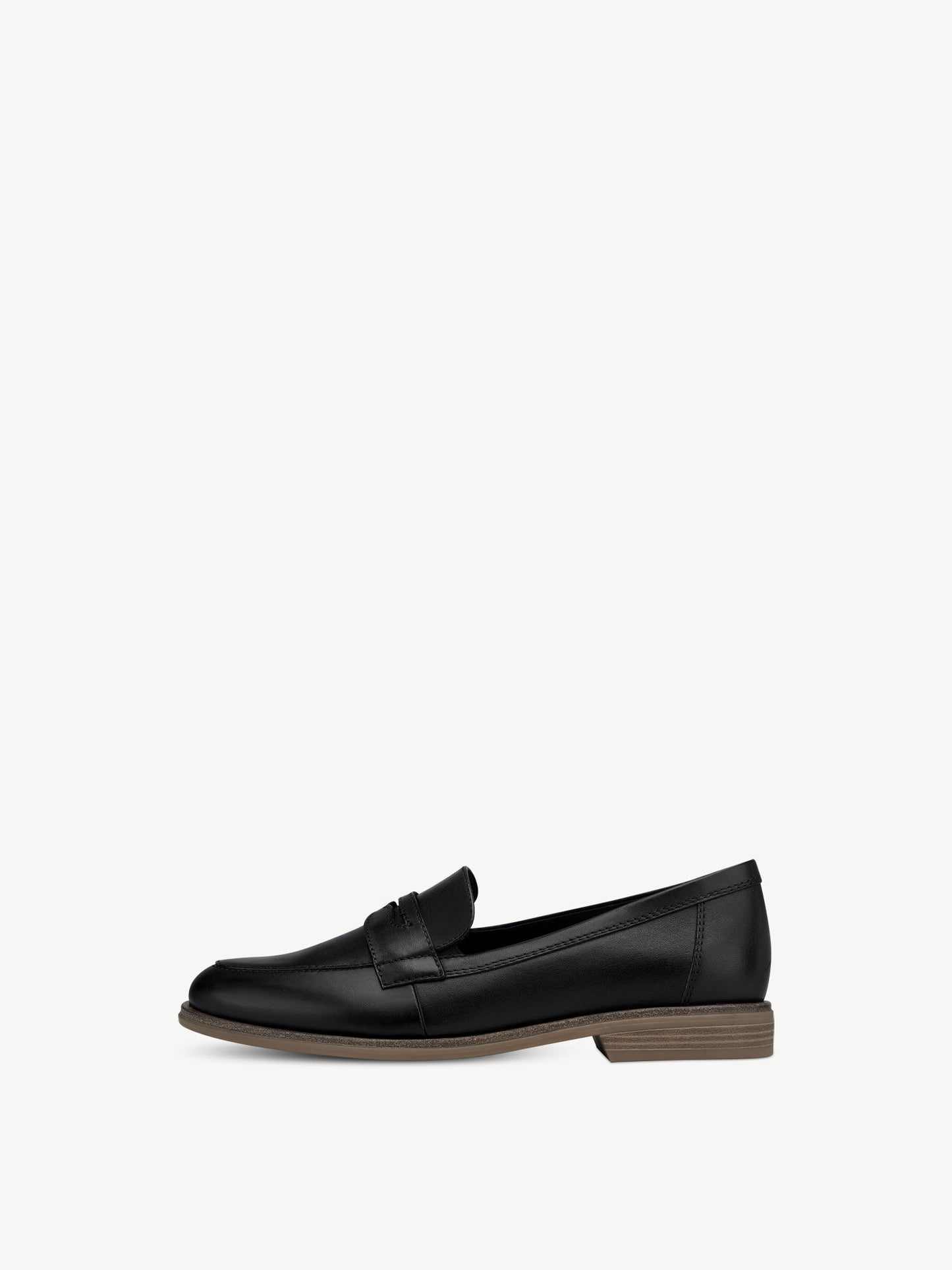 Tamaris Women's 1-1-24215-20 003 Leather Slipper Loafer Shoes Black