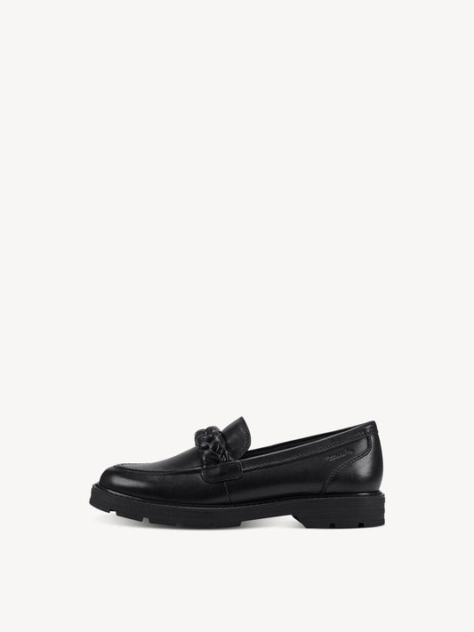 Tamaris Women's 1-1-24712-20 003 Leather Slipper Shoes Black