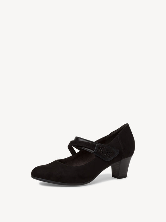 Jana Women's 8-8-24464-20 001 Softline Heel Pumps Shoes Black
