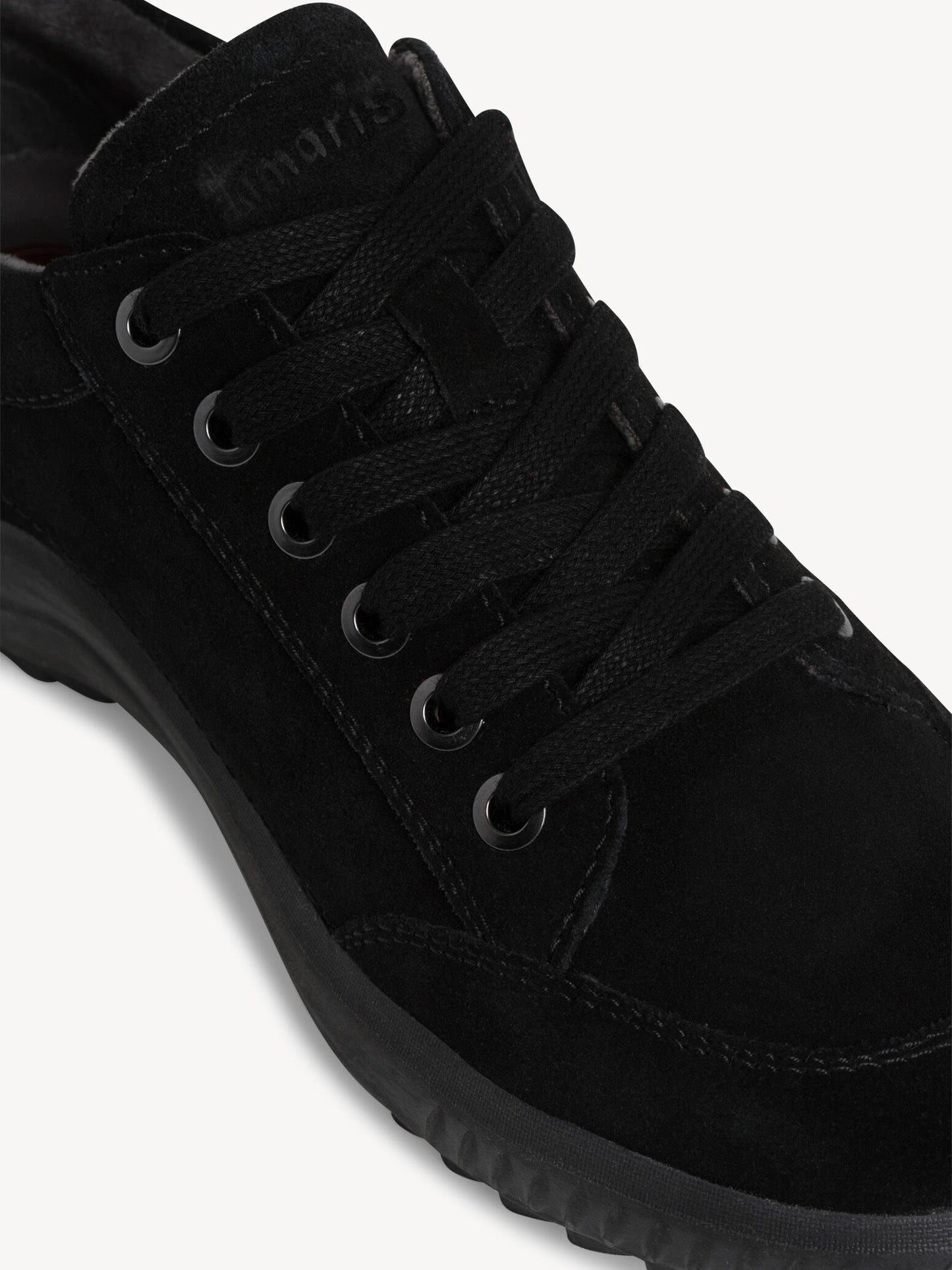 Tamaris Women's 8-8-83706-29 Leather Lace-Up Shoes Black