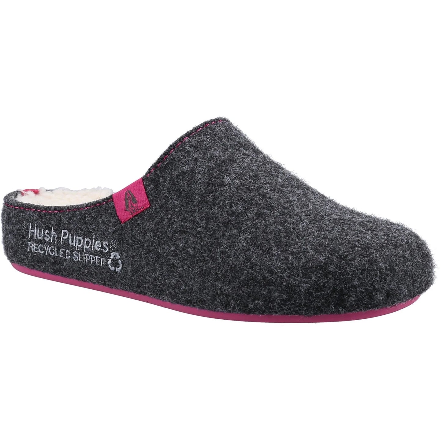 Hush Puppies Women's Recycled The Good Slipper Charcoal