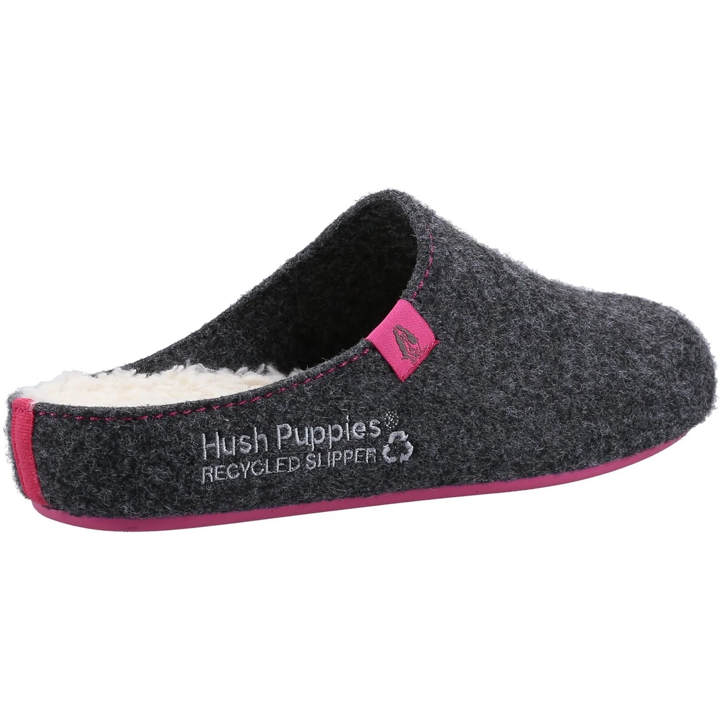 Hush Puppies Women's Recycled The Good Slipper Charcoal