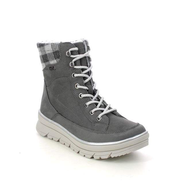 Jana Women's 8-26270-29 206 Comfort Tex Ankle Boots Graphite Grey