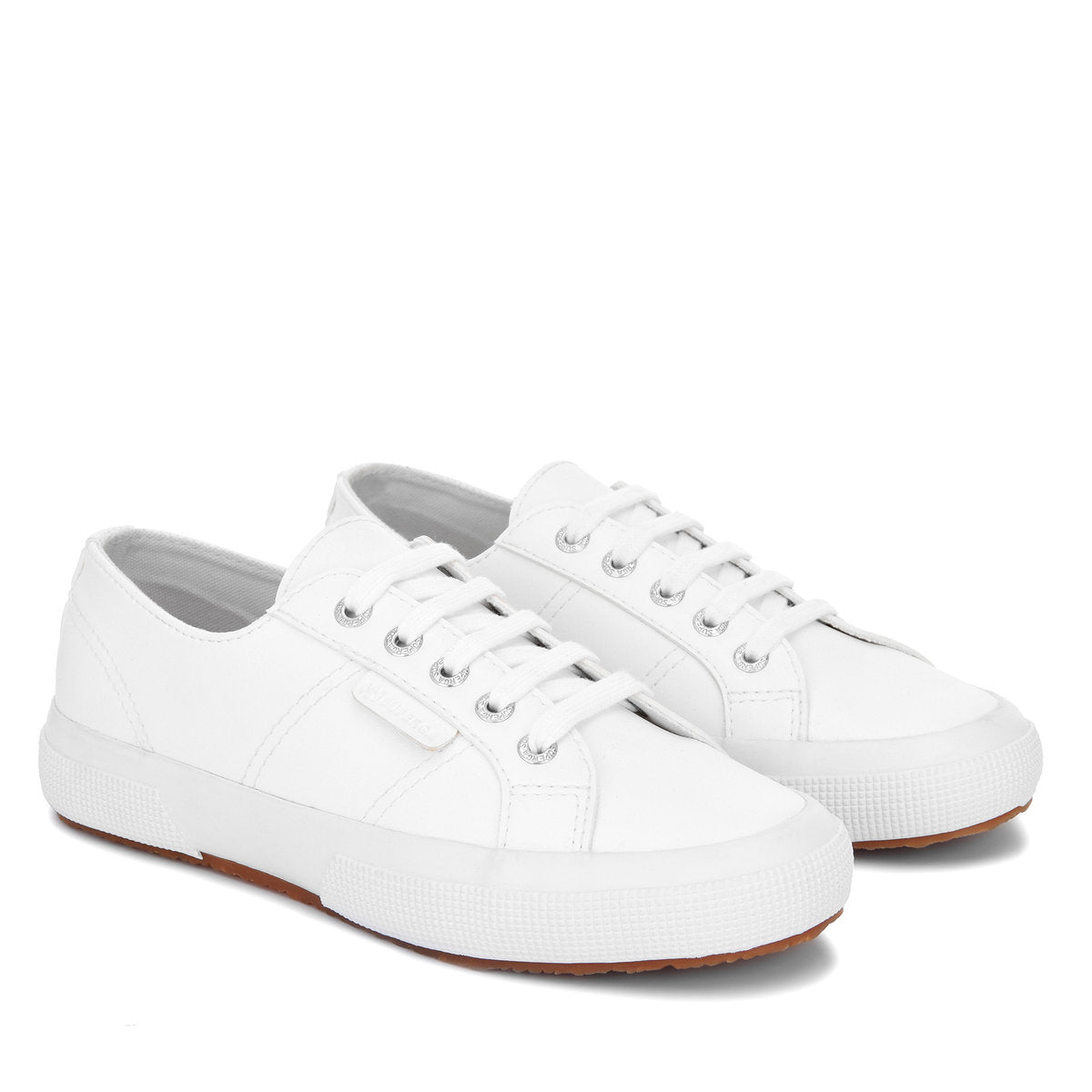 Superga Men's 2750 Corn Based Leather Sneakers White