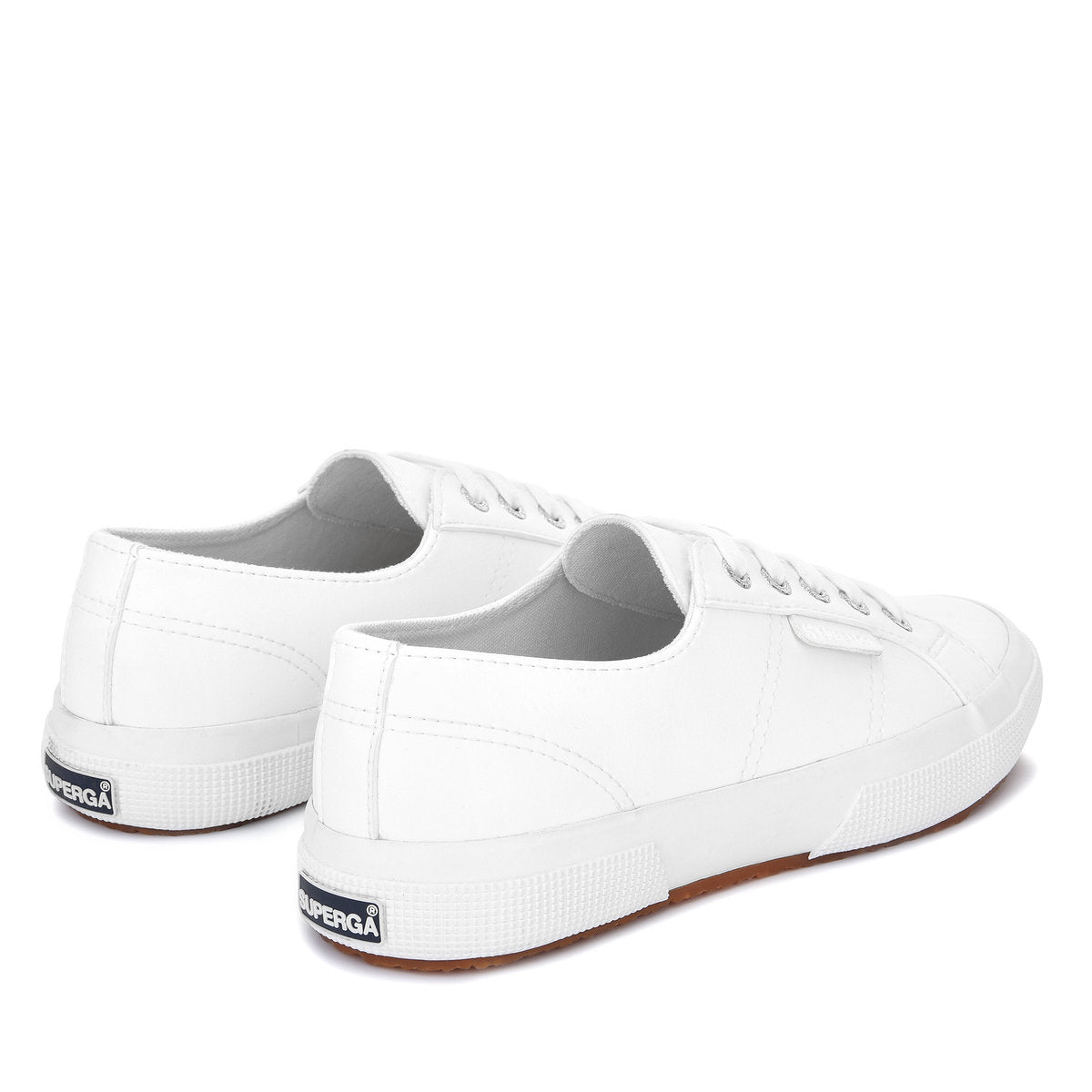Superga Men's 2750 Corn Based Leather Sneakers White